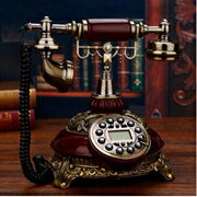 固定移動電信美式仿古電話座機聯通家用歐式無線插卡復古電話機 萬事屋 雙十一購物節