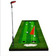 新款POLO高爾夫果嶺室內模擬器推桿練習器用品練習毯球道活動套裝 萬事屋 雙十一購物節