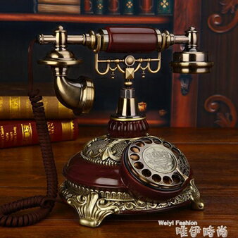 老式電話機固定電話機座機家用創意仿古歐式老式無線插卡復古LX 萬事屋 雙十一購物節