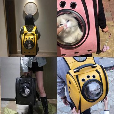 貓包寵物背包貓咪太空艙背包貓咪外出便攜後背背包 萬事屋 雙十一購物節