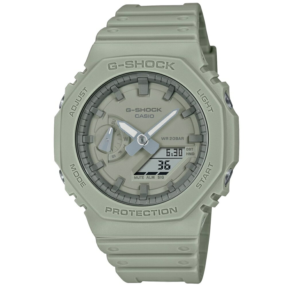 送禮首選★CASIO G-SHOCK 農家八角衝力腕錶/GA-2100NC-3A 附提袋【全館滿額折價★APP下單點數4倍送】線上購買享 實體門市同步服務