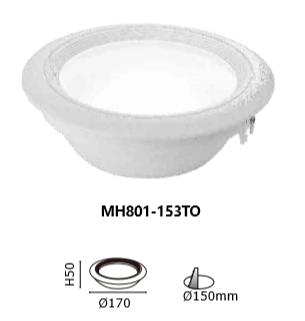 好商量~MARCH LED 15W 崁燈 含稅 3000K-6500K 三段可調 15cm MH801-153TO
