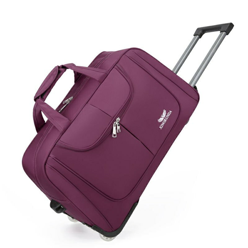 【】拉桿包旅遊男女手提旅行袋大容量行李包登機可折迭旅行包防水（小號可登機用）