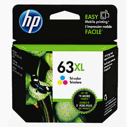 HP F6U63AA NO63XL High Yield Tri-color Original Ink Cartridge 三色高容量墨水匣
