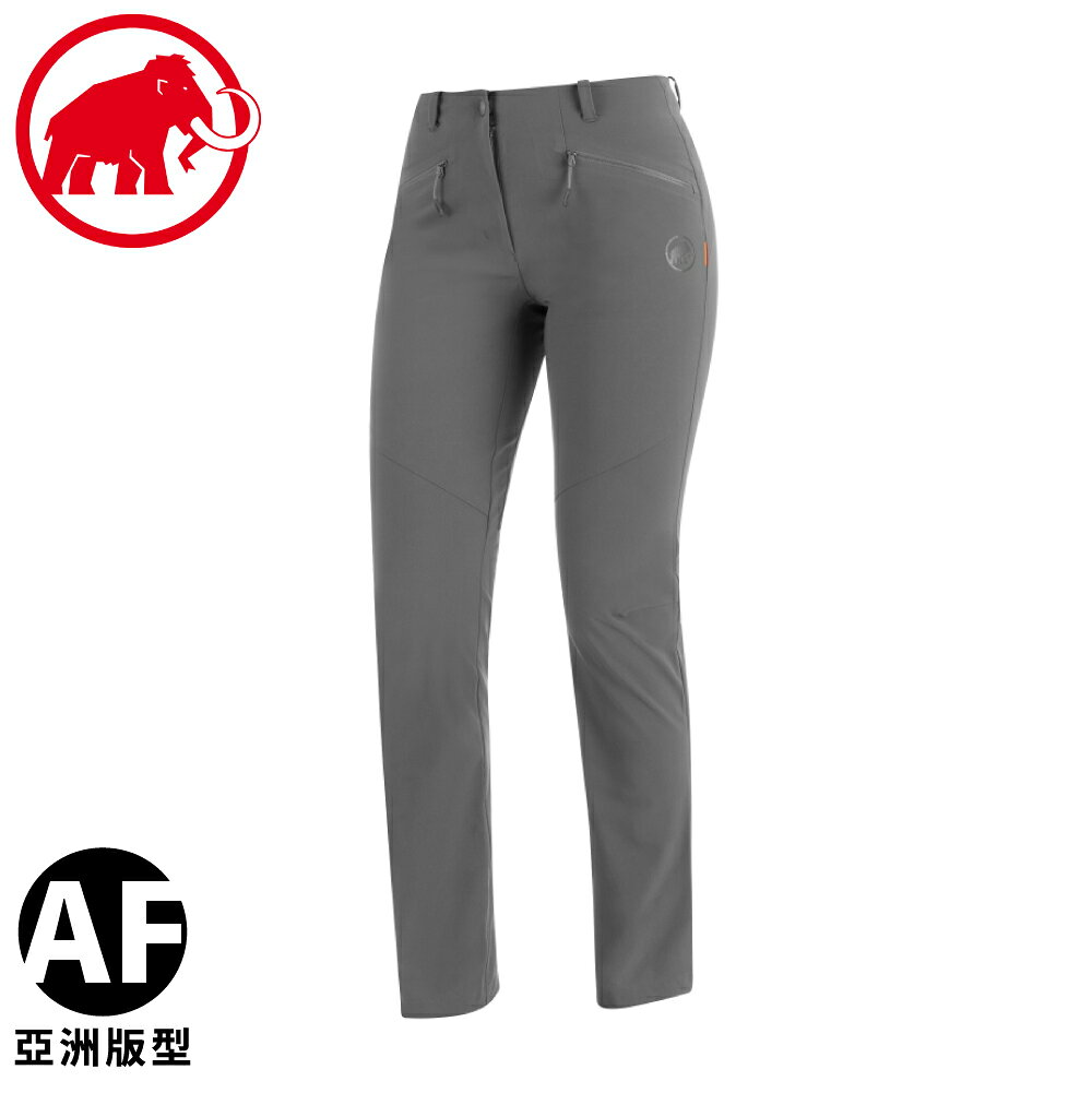 【MAMMUT 瑞士 女 Trekkers 2.0 Pants AF 長褲《鈦金灰》】1021-00420/休閒長褲/健行褲