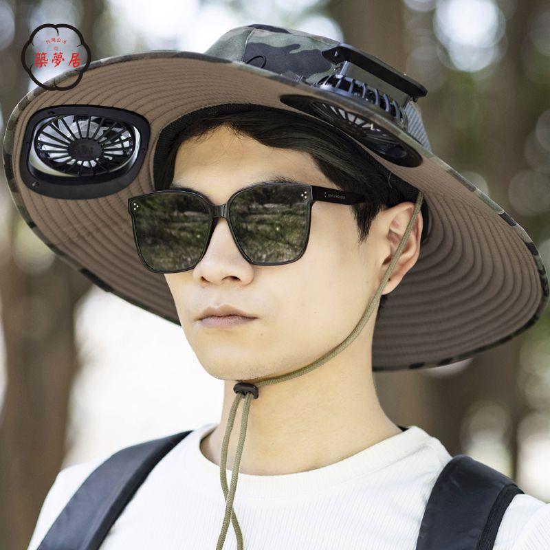 風扇帽 太陽能帽子 夏季太陽能風扇帽 戶外登山+USB充電遮陽帽 成人釣魚帶風扇 的防曬帽 工廠直銷 全館折扣 免運 開立發票 z5513