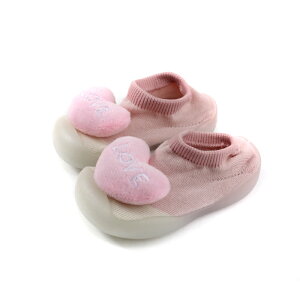 兒童鞋 懶人鞋 襪鞋 粉紅色 愛心 小童 2012 no020 11.5~13.5cm