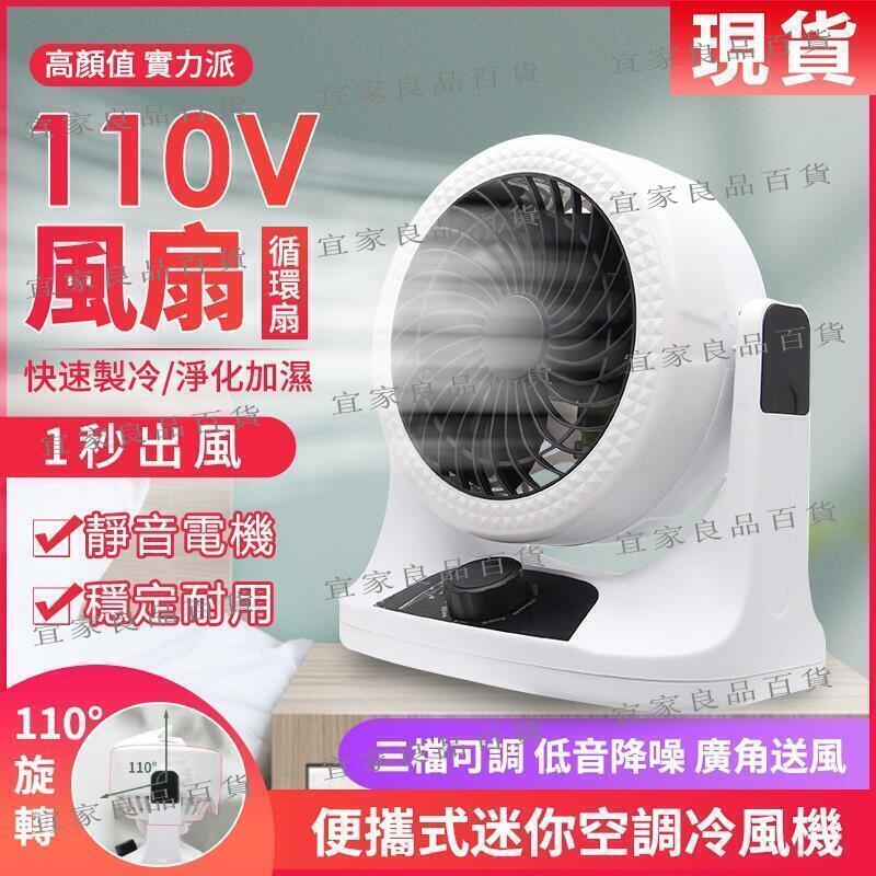 【宜家良品百貨】風扇 靜音循環扇 電風扇 桌扇 對流扇 循環扇 涼風扇 迷你空調 冷風機 製冷神器家用便攜式充電學生宿舍