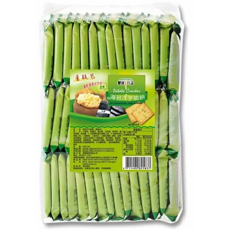 健康日誌 洋芋脆餅-海苔(192g/袋) [大買家]