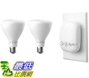 [7美國直購] C by GE Voice Control Tintable White C-Life R30 Starter Kit (C-Life Smart Indoor Floodlight Light Bulbs