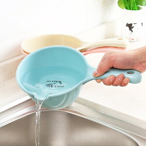 馬卡龍舀水勺廚房水瓢家用加厚塑料創意尖嘴水漂勺水瓢水神器舀子