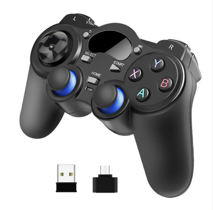 2.4G萬能無線藍牙遊戲手柄 支援電視 電腦 BOX 安卓平臺遊戲機Switch PS Box-360 5