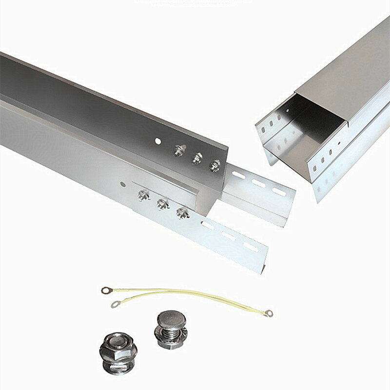 線槽 鍍鋅電纜橋架明裝強弱電金屬防火烤漆線槽 300*200*100*50『XY30974』