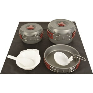 【【蘋果戶外】】犀牛 Rhino K-3【3人套鍋】三人鋁合金套鍋,材質超輕,耐熱耐磨~ K3 餐具組