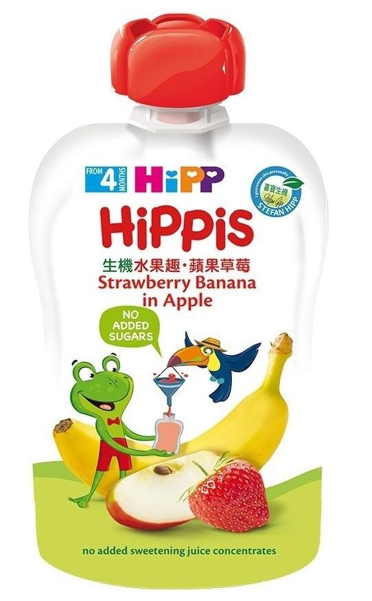 Hipp喜寶生機水果趣-蘋果草莓x6包(9062300133759) 507元