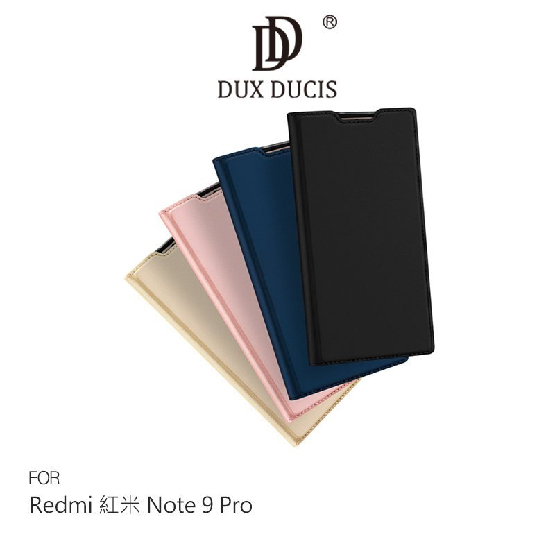 DUX DUCIS Redmi 紅米 Note 9 Pro SKIN Pro 皮套 插卡 支架 保護套 手機殼【APP下單4%點數回饋】