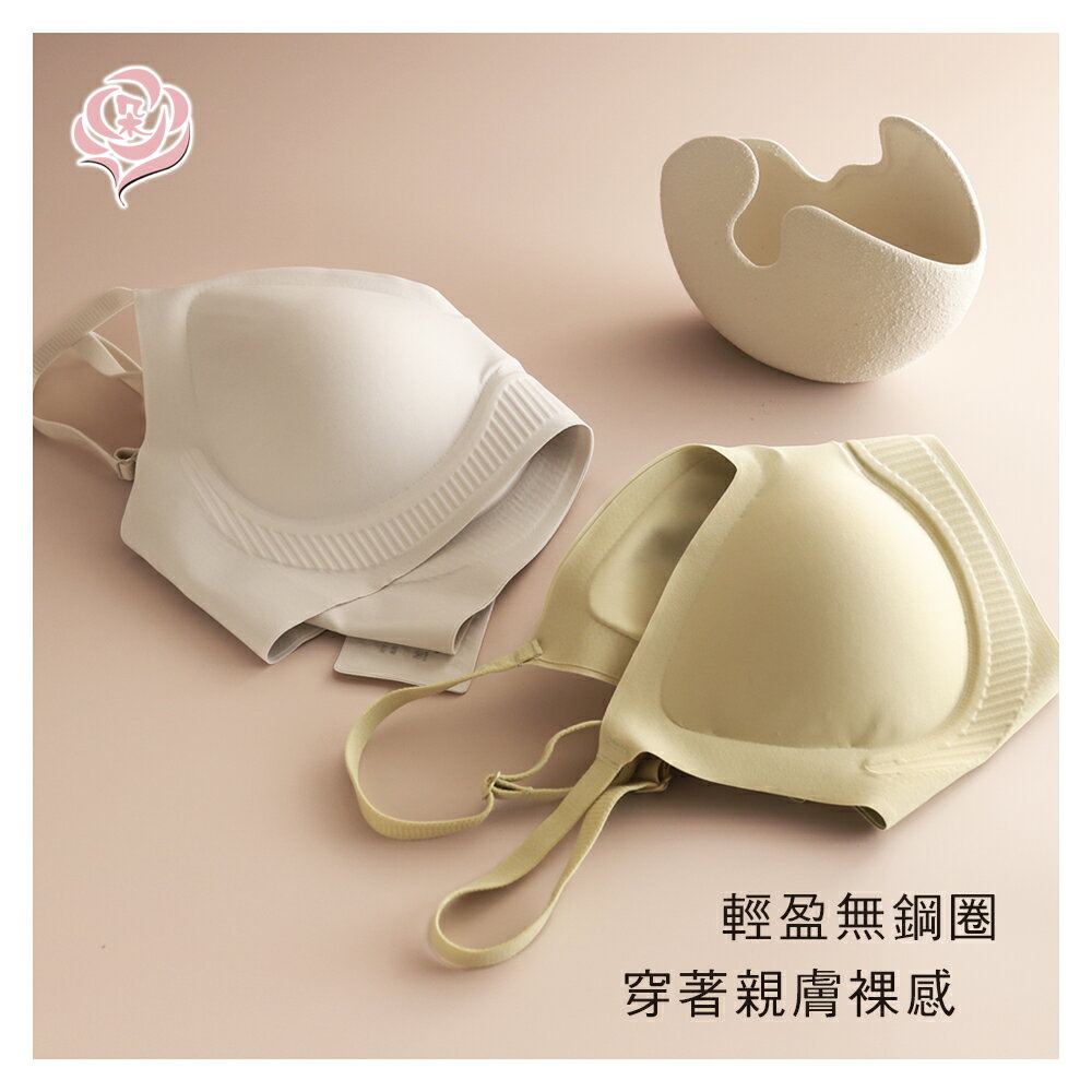 軟支撐無鋼圈內衣 無痕零著感 穩定舒適胸衣-M.L.XL.XXL (7101)-唐朵拉 1