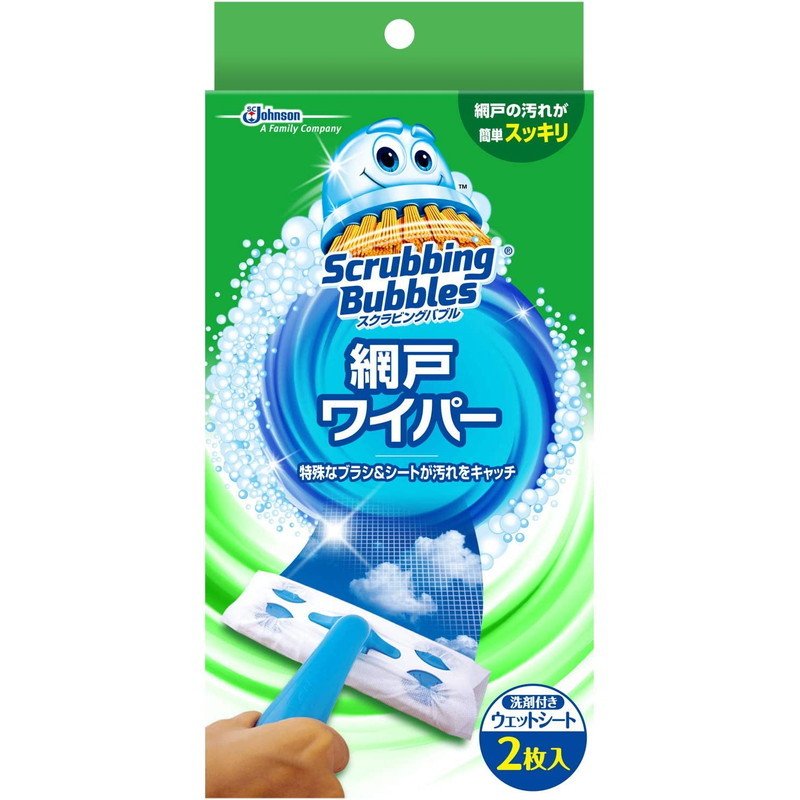SC Johnson 紗窗強力清潔刷(1刷+2入清潔紙)