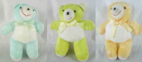 【震撼精品百貨】日本泰迪熊 彩色娃娃 藍/亮綠/亮橘 (共3款) 震撼日式精品百貨