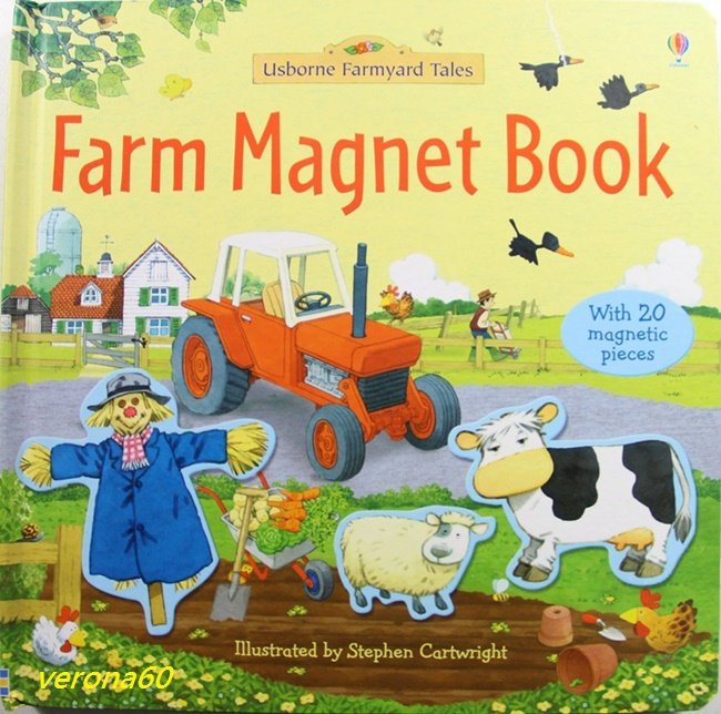 英國 Usborne Magnet Books 磁鐵書 Farm 農場故事 ＊夏日微風＊