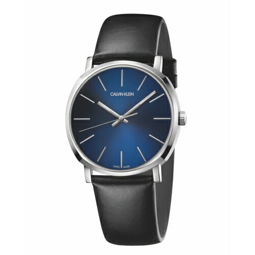 送禮首選★Calvin Klein CK紳士簡約三針皮帶腕錶(K8Q311CN)40mm 附提袋【全館滿額折價★APP下單點數4倍送】線上購買享 實體門市同步服務