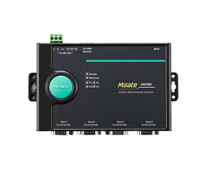 MOXA MGate MB3480 4埠標準型Modbus閘道器-工業乙太網路閘道器