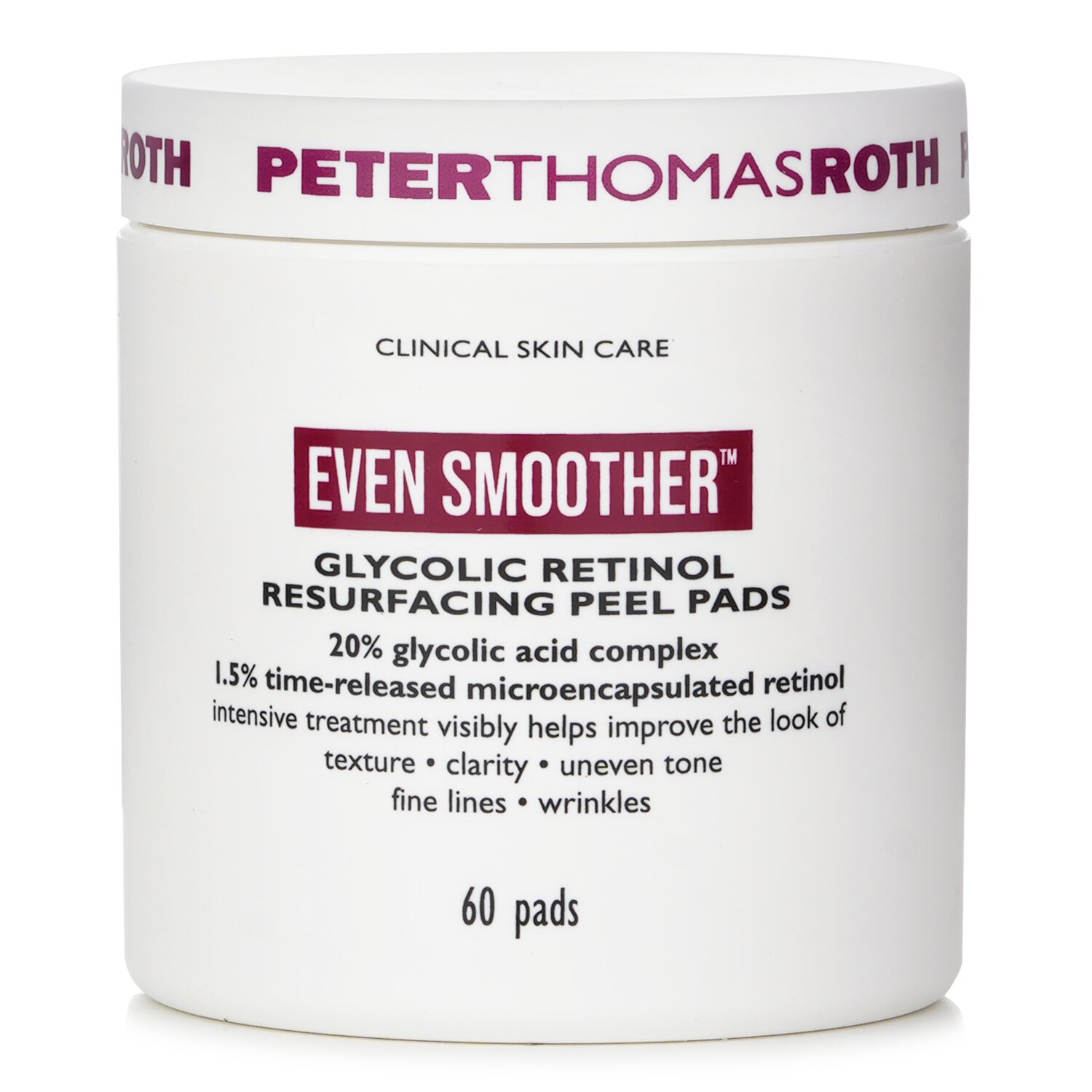 彼得羅夫 Peter Thomas Roth - Even Smoother Glycolic 視黃醇煥膚棉貼