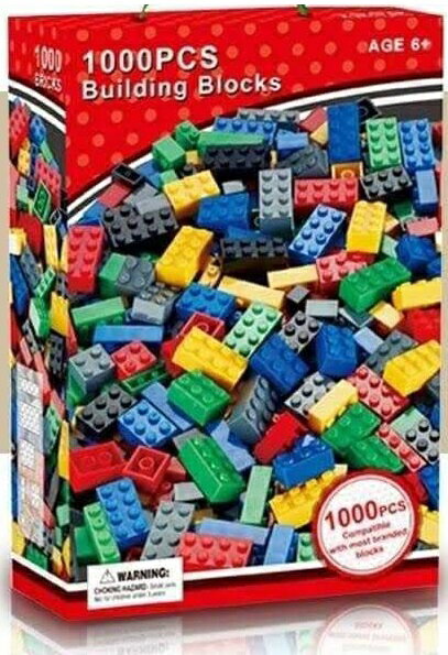 激發創意無限想像 1000片積木玩具組 G2002440006