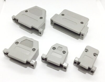 DB50P 灰色外殼 D-SUB串口頭 焊線式接頭外殼--10入/包 (含稅)【佑齊企業 iCmore】