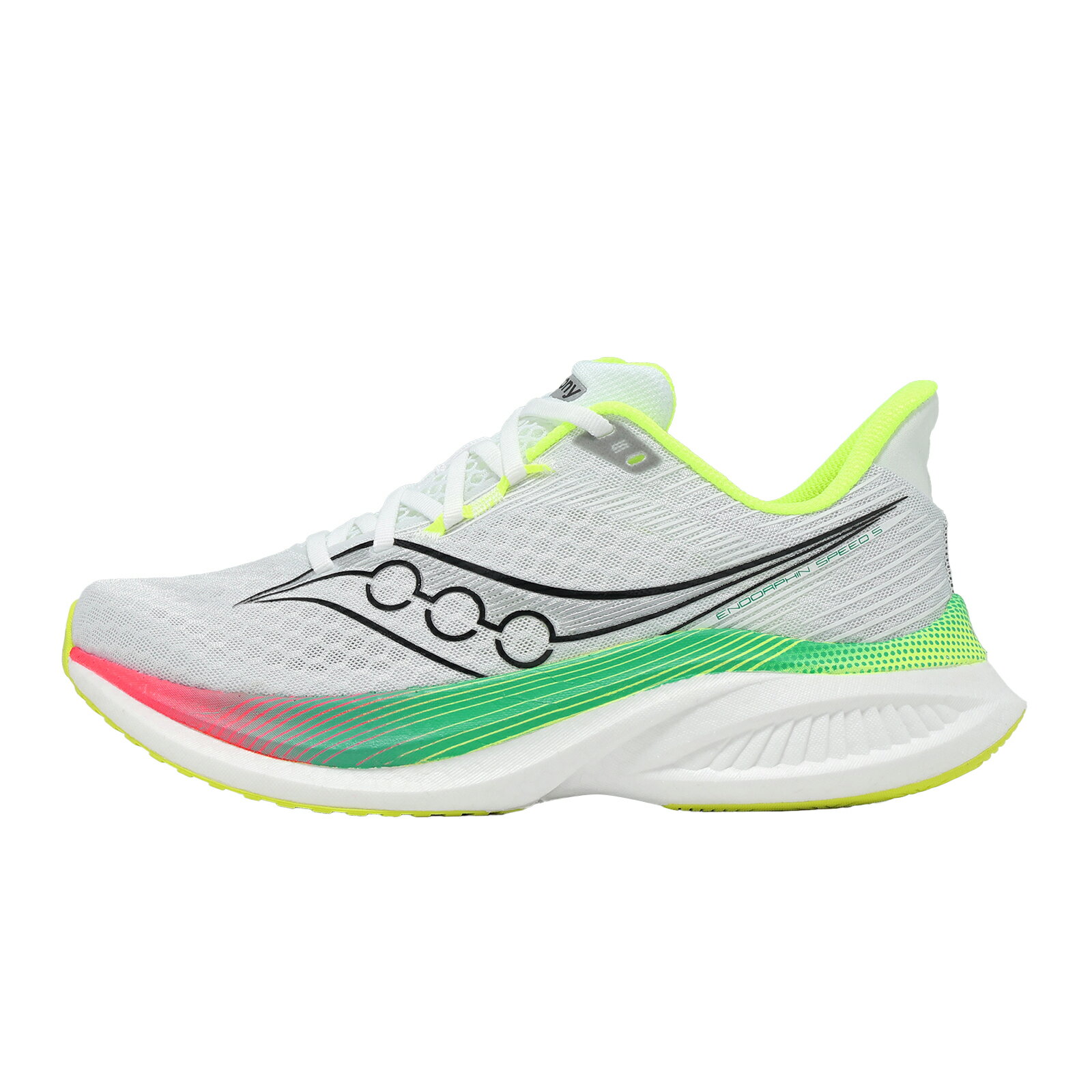 Saucony 索康尼 競速跑鞋 Endorphin Speed 5 男鞋 白 緩震 尼龍板 運動鞋 S1013681002