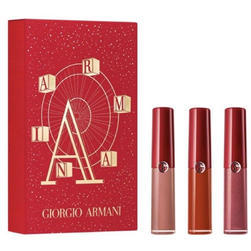 (附發票)Giorgio Armani 阿瑪尼 唇釉三件套3×3.5ml-特價5組