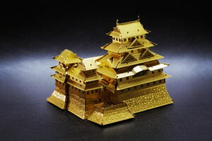 3D金屬拼圖拼裝模型世界著名建筑日本姬路城成人玩具DIIY減壓益智