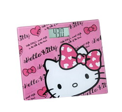 X射線【C163345】Hello Kitty 電子體重計-桃紅,體脂器/體重秤/電子式體重計/磅秤