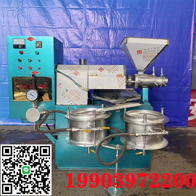 新款多功能螺旋式家用榨油機花生油不銹鋼全自動小型商用榨油機