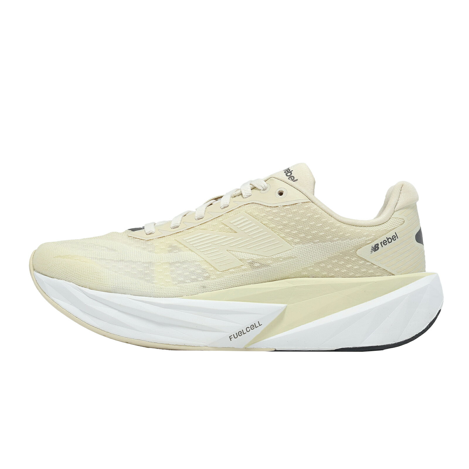 New Balance NB 競速跑鞋 FuelCell Rebel V5 D 寬楦 女鞋 米白 緩衝 支撐 WFCX7ZF-D