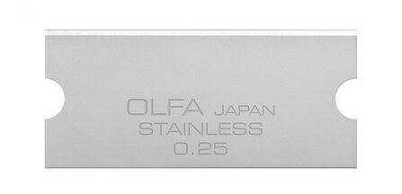 日本 OLFA 玻璃用刮刀刀片 6片/包 GSB-2S