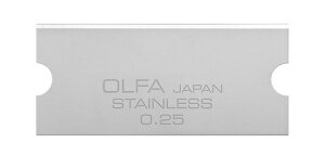 日本 OLFA 玻璃用刮刀刀片 6片/包 GSB-2S
