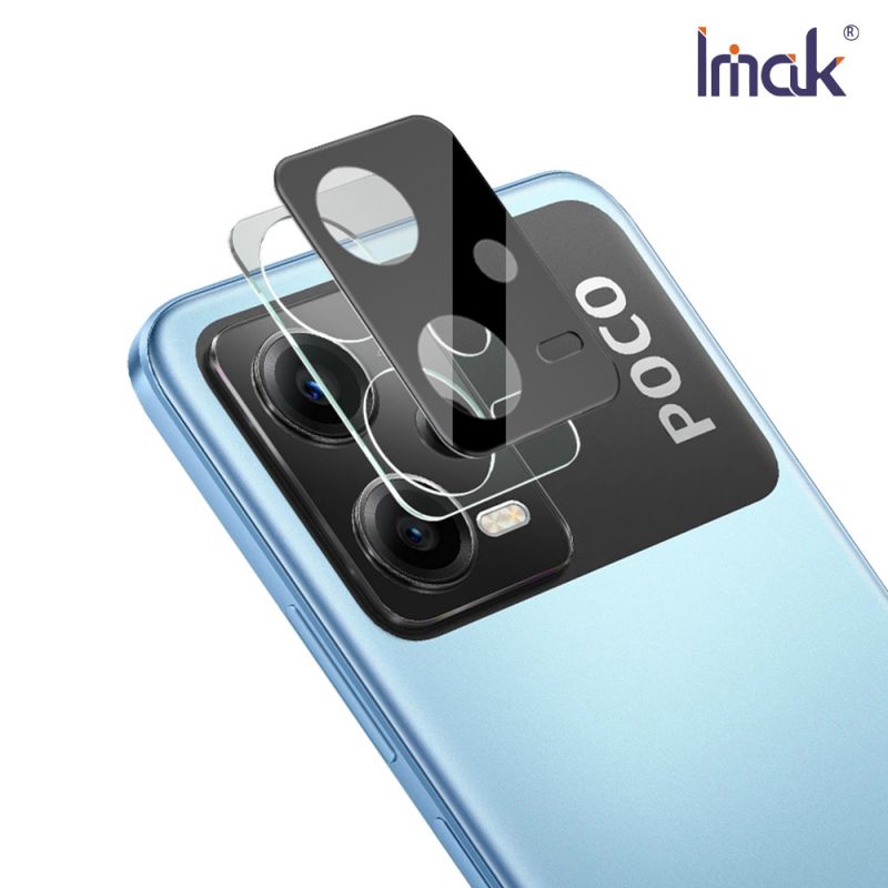 Imak POCO X5 5G 鏡頭玻璃貼(曜黑版)