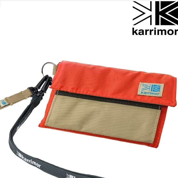 Karrimor VT wallet 帆布皮夾/錢包/短夾 53618VW 橙橘/蒼白卡其