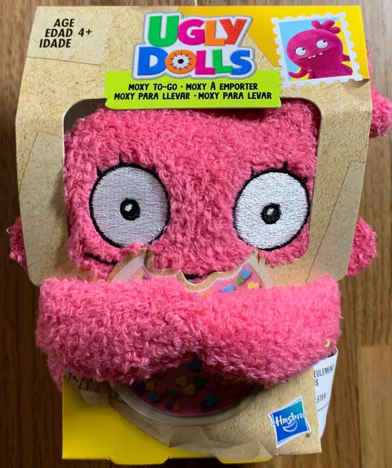 ☆勳寶玩具舖【現貨】孩之寶 醜娃娃 Ugly Dolls 鑰匙圈絨毛娃娃--MOXY