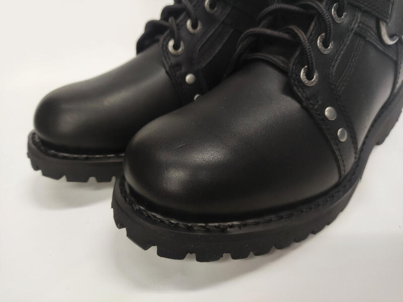 ORIS 時尚 機車 戰鬥靴 皮鞋 休閒皮鞋 真皮皮鞋 尺寸40~44 抗滑 耐磨 黑 S8926C01【大自在運動休閒精品店】 1