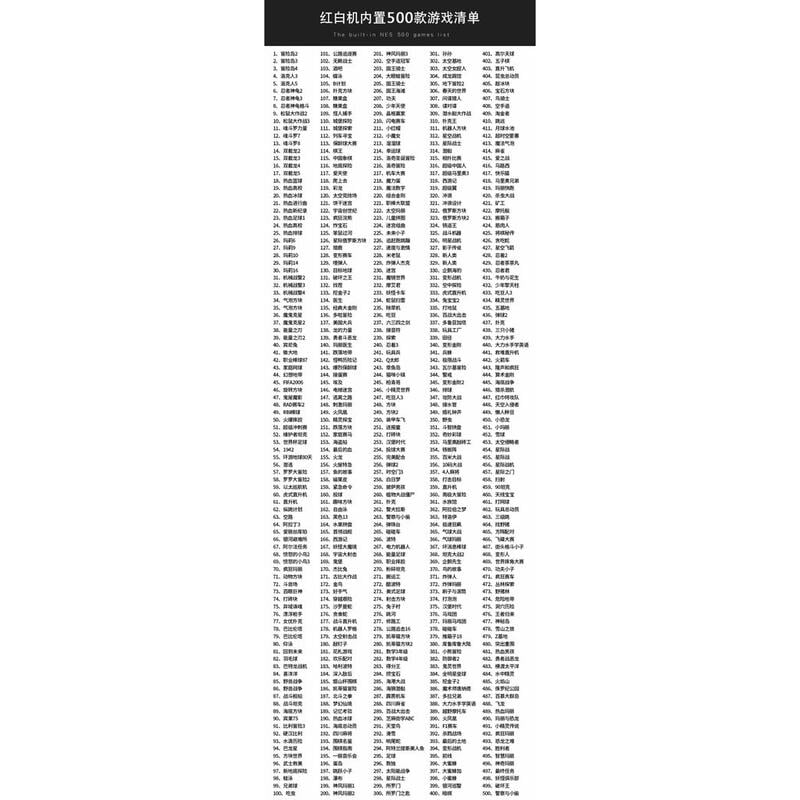 【可開發票】經典懷舊紅白機內置500遊戲卡 贈送132合一遊戲卡 街機電視遊樂器高清 任天堂灰機 掌機/月光寶盒電視 遊戲機 4