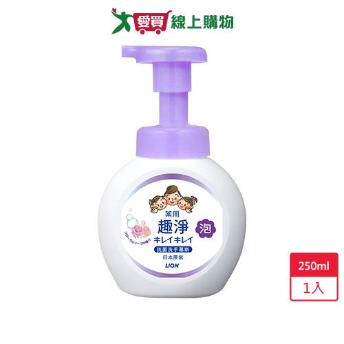 獅王趣淨抗菌洗手慕斯花香250ml【愛買】