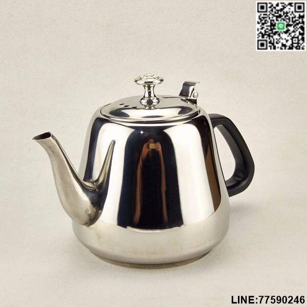 【歡樂購】【現貨免運】不銹鋼茶壺飯店過濾泡茶壺不銹鋼茶壺燒水壺過濾茶壺電磁爐加厚