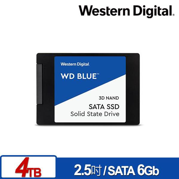 WD 藍標4TB 2.5吋SATA SSD 固態硬碟WDS400T2B0A | Lyre ishop直營店