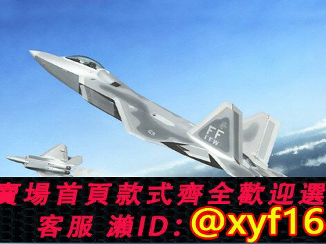 {保固一年 可打統編}滿百包郵 小號手 美國F-22A猛禽隱身戰鬥機 拼裝模型 1/144 01317