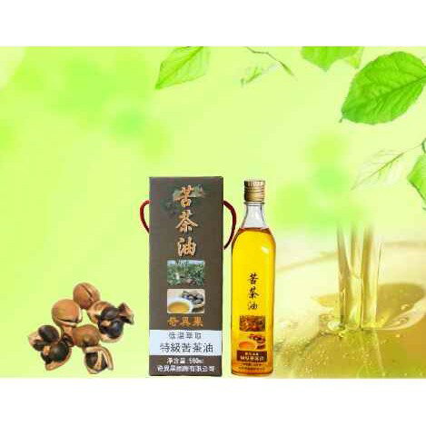 苦茶油100% 脫殼鮮榨 (560±10ml/瓶) ※購買即加贈苦茶油手工皂一塊 0