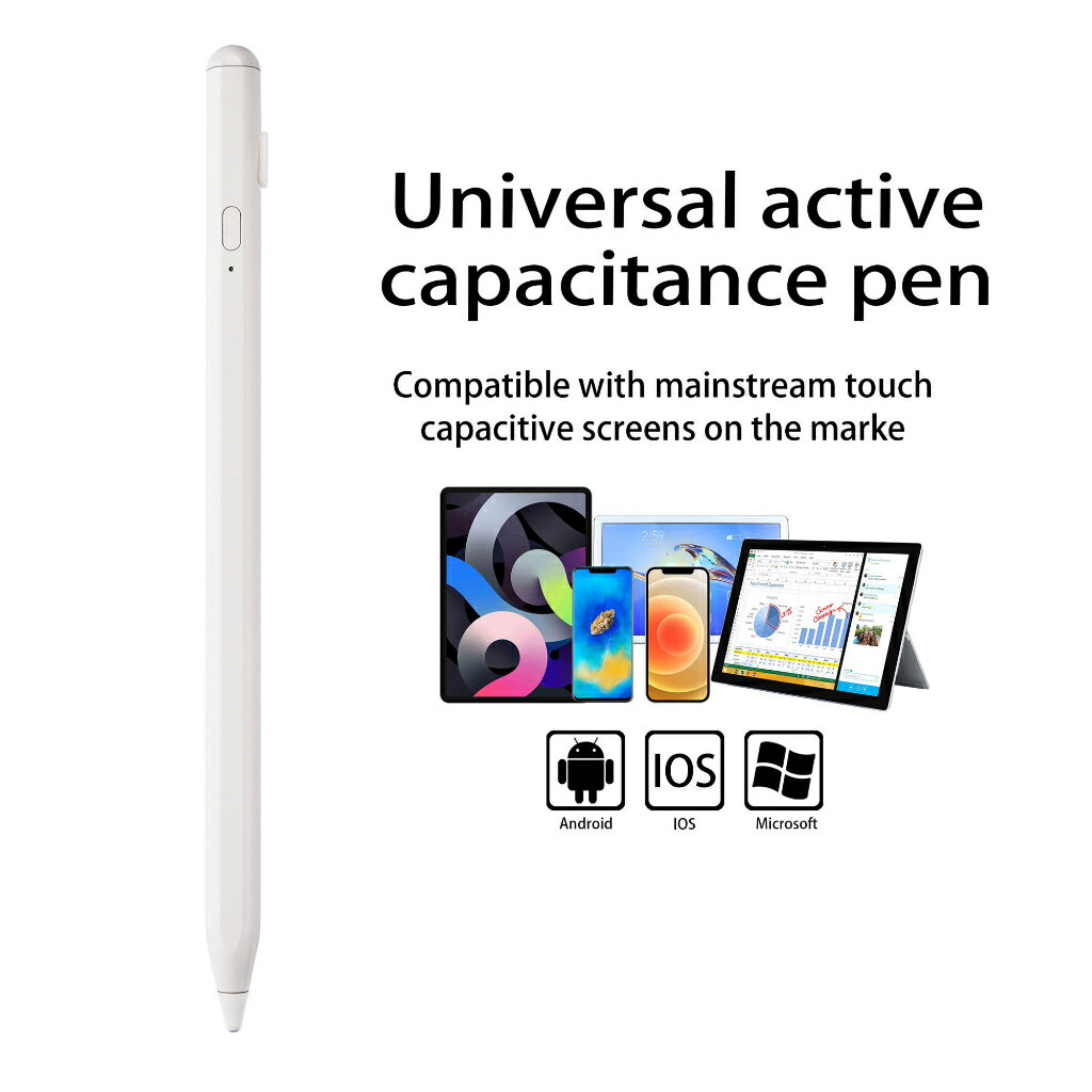 平板筆 帶磁性功能的觸摸屏筆和高靈敏度 適用於Android的觸控筆 適用於HP/Samsung/iPhone