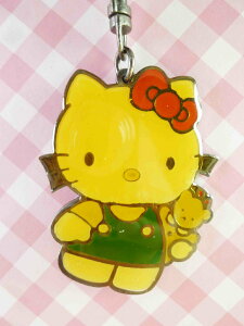 【震撼精品百貨】Hello Kitty 凱蒂貓 KITTY鑰匙圈-復古曬黑 震撼日式精品百貨