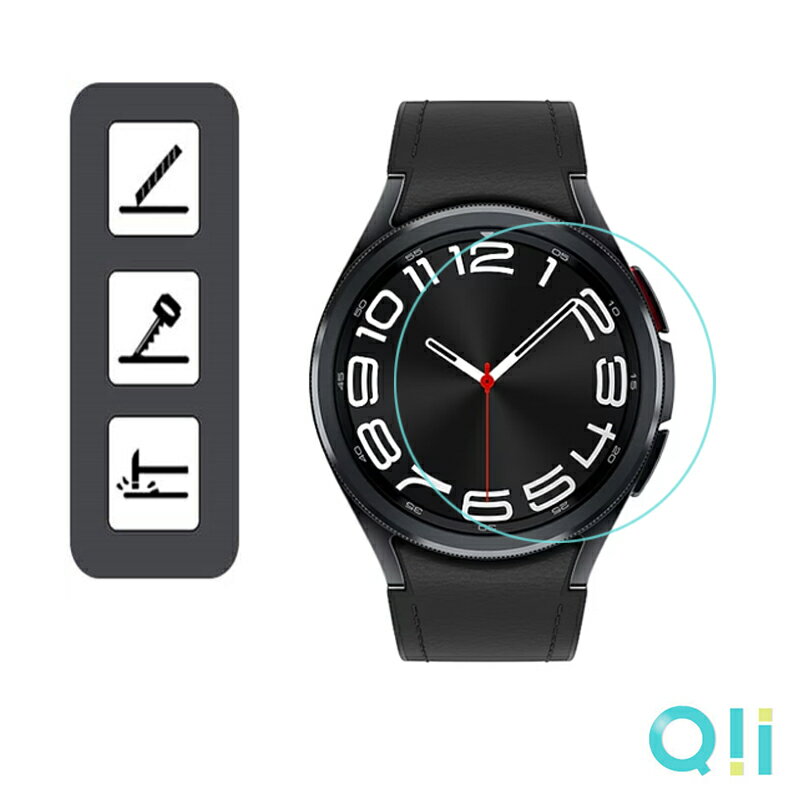 Qii SAMSUNG Galaxy Watch 6 Classic (47mm) 玻璃貼(兩片裝) | SHOW